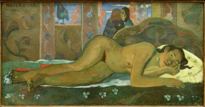 Nevermore by Paul Gauguin
